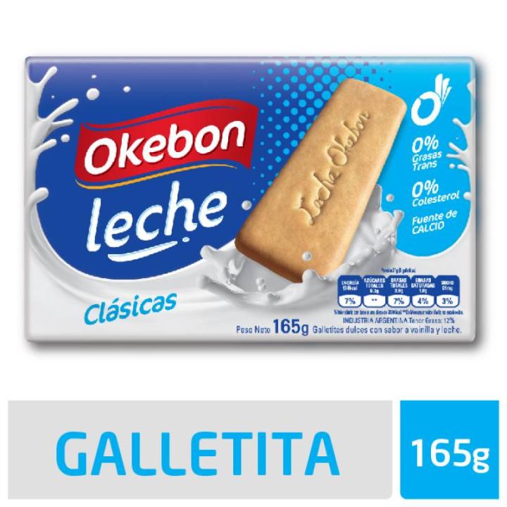 Galletitas Leche Okebon  x165G maf