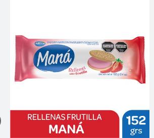 MANA RELLENA FRUTILLA 152g