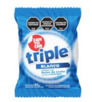 ALFAJOR FANTOCHE TRIPLE BLANCO X UNIDAD