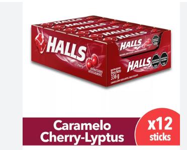 CARAMELOS HALLS CHERRY
