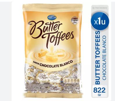 CARAMELO BUTTER TOFFE CHOCOLATE BLANCO 822G
