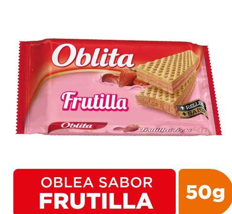 OBLEA OBLITA 50GR FRUTILLA
